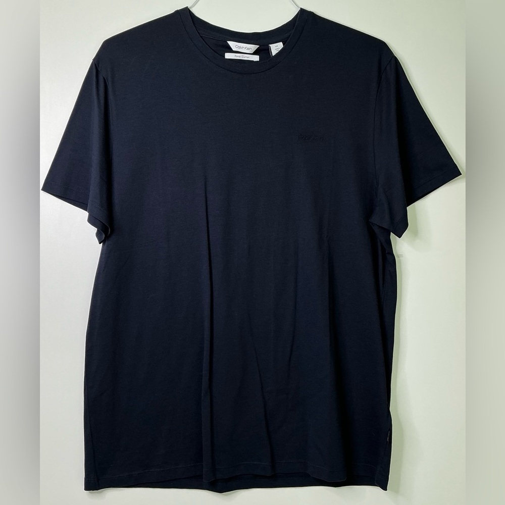 Calvin Klein Prima Cotton T-Shirt BLUE Sz L New